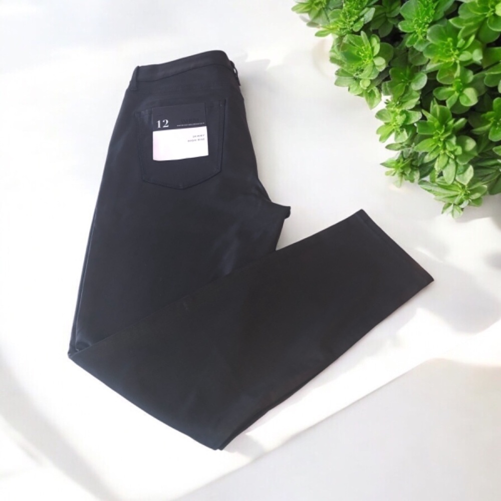WHBM High-Rise Coated Skinny Jeans - Picture 5 of 11